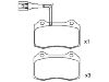 Plaquettes de frein Brake Pad Set:1ML 698 151