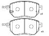 Bremsbelagsatz, Scheibenbremse Brake Pad Set:41060-CG090