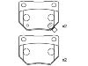 Pastillas de freno Brake Pad Set:44060-04U86